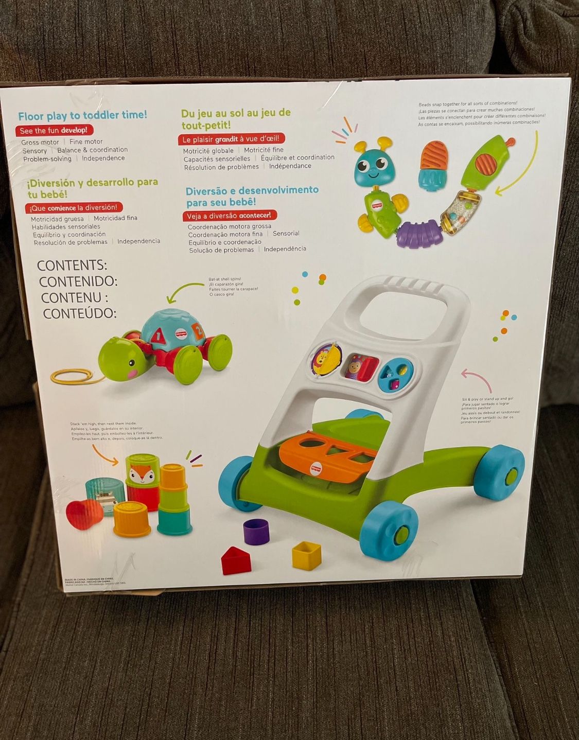 Fisher-Price Baby Toy Walker Gift Set