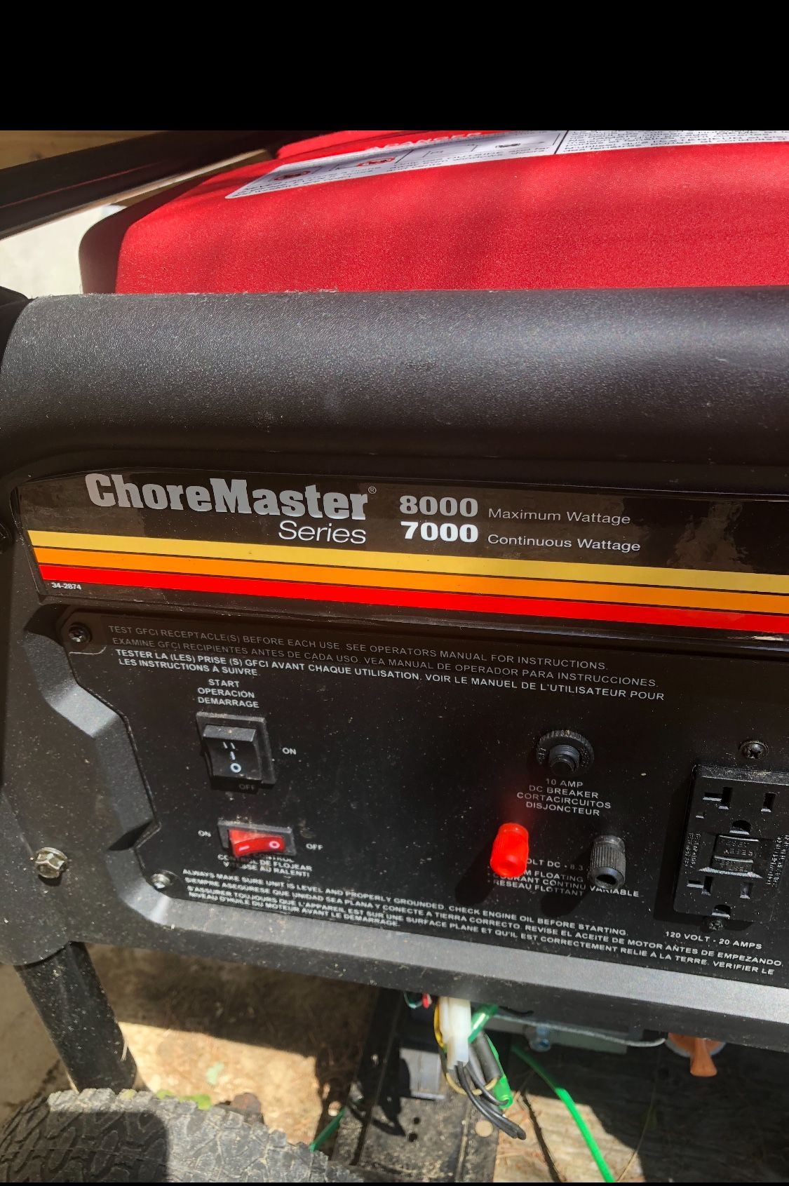 CharMaster Portable Gas Generator