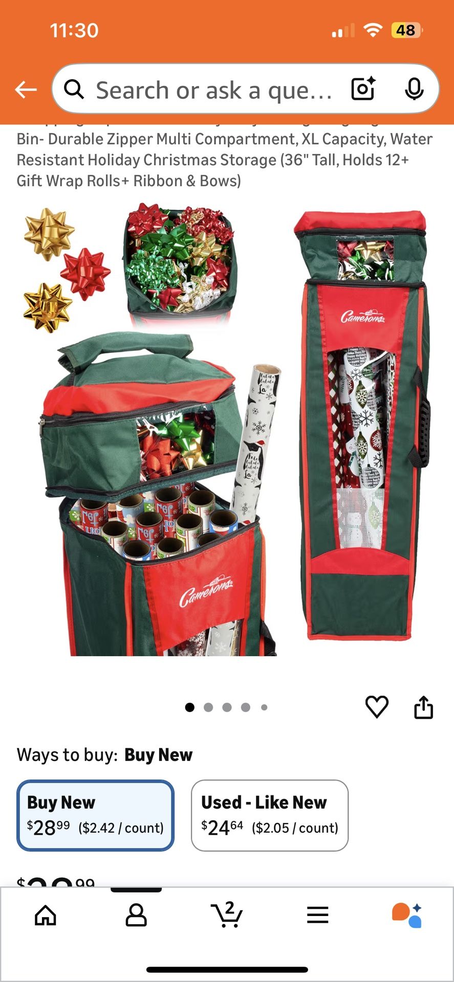 Wrapping Paper Holder 