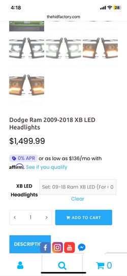Ram Dodge LED Headlights