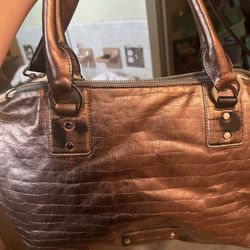 Calvin Klein Snake Embossed Hobo Bag