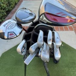 Ping Golf Club With Cleveland Driver and The Ping Putter 