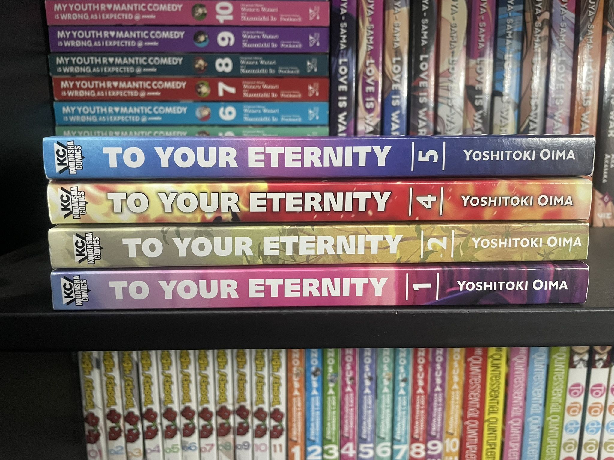 To Your Eternity Manga Vol 1-2,4-5