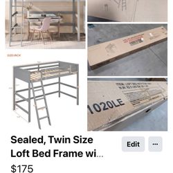 New Twin Loft Bed 