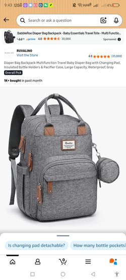 Ruvalino Diaper Bag Backpack