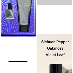 ❤️ New Victoria’s Secret . VS HIM Platinum Set includes:    .25oz Eau de Parfum and Fine Fragrance 3.4oz Lotion $20