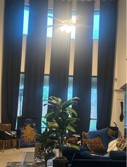 18ft Curtains 5 Panels PRICE NEGOTIABLE!