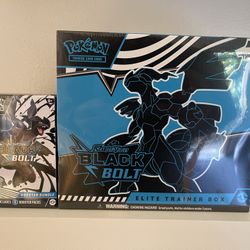 Pokemon Black Bolt ETB + Bundle