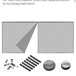 Brand new Garage door screen