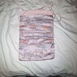 Possibly Silk Pink Handbag? Travel Case?