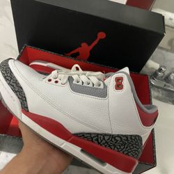 Jordan 3 Fire Red 