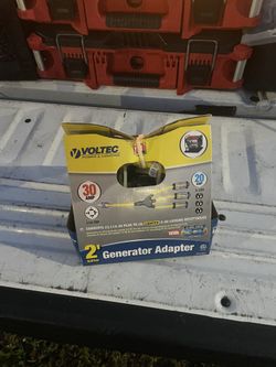 Three Plug Generator Adapter