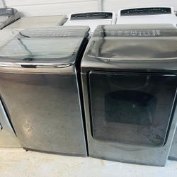 Washer And Dryer Set(Samsung Top Load) 