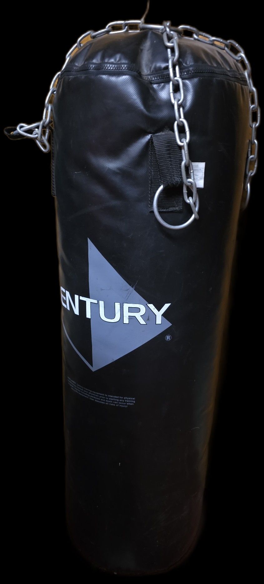 Century Hanging Punching Bag With Everlast Gloves sz 12