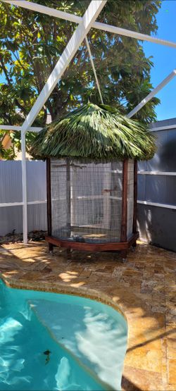 Tiki Bird Cage 