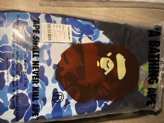 Bape tee blue size medium