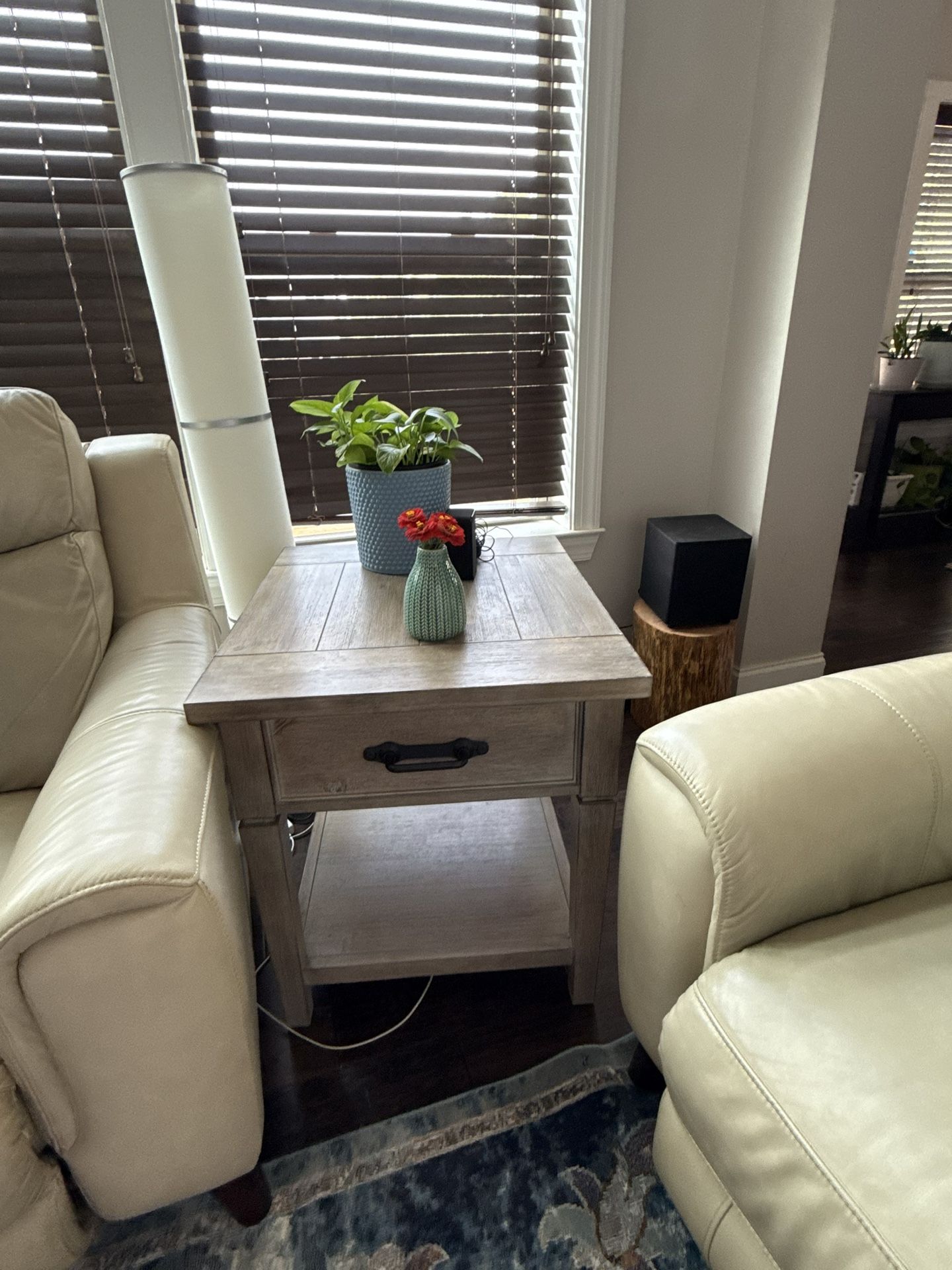 High End Solid Wood Side Table - Great Condition!