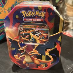 Pokemon TCG Mega Charizard Y ex Tin. Free Shipping!