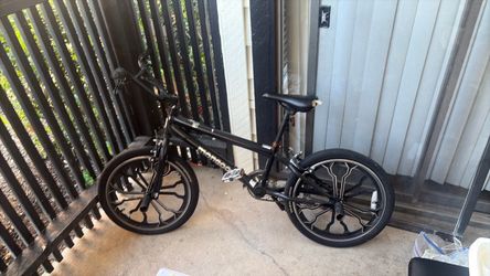 Black BMX Bike with Mag Wheels