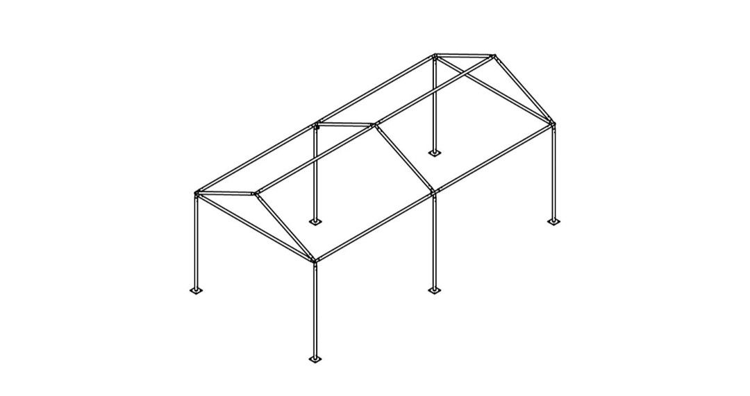 Free 10x20 Canopy Skeleton