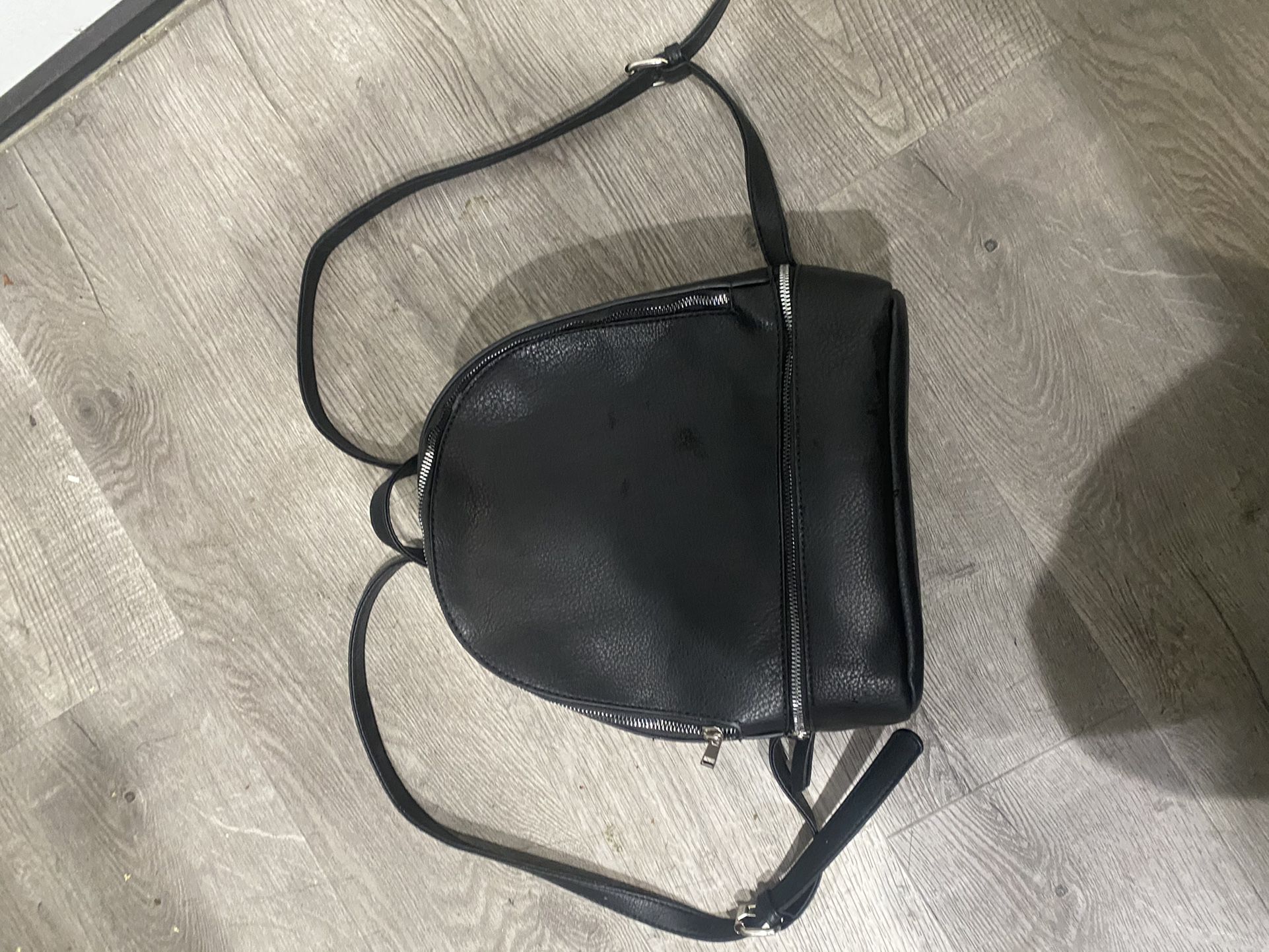 Black Mini Backpack 