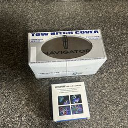 Lincoln Tow hitch Cover And Cup Holder Light $40 For Both