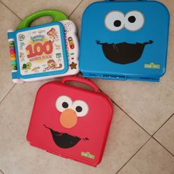 Sesame Street Learning Tools ABC & NUMBERS & Bilingual 8 Pages 100 Talking Learning Friends  Words Book