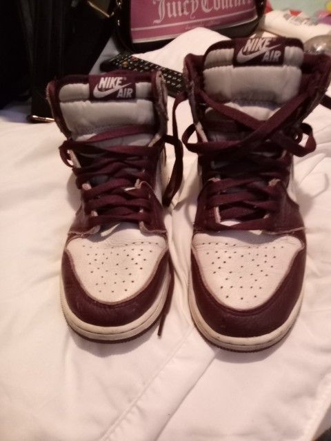 Burgundy Limited Edition Nike Hightops