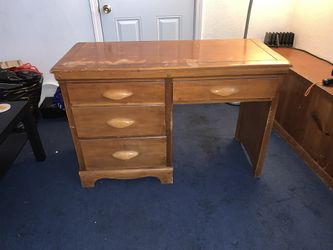 Small wood desk