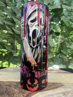 Ghost face Tumbler