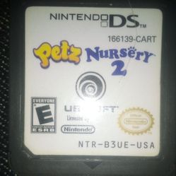 Petz Nursery 2 Nintendo Ds 