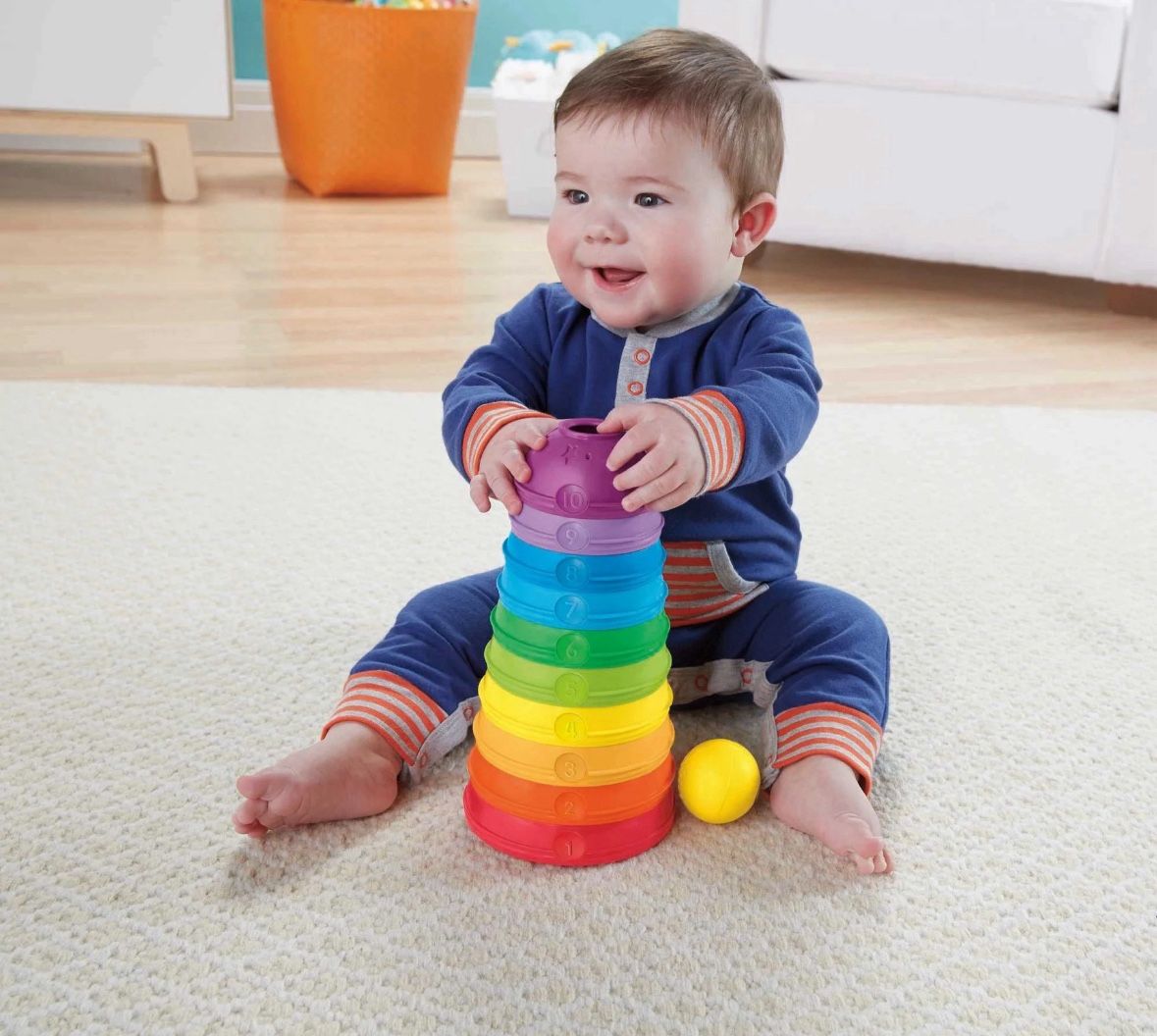 Fisher Price Stack & Roll Nesting Cups