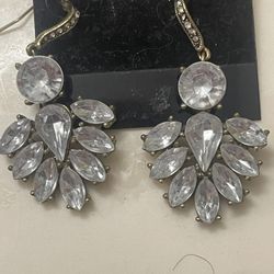 Diamond Like Party Earrings