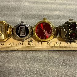 NEW RING WATCHES, QUARTZ, EXPANSION BANDS - $8 each