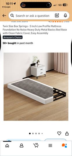 Twin Box spring 5 Inch