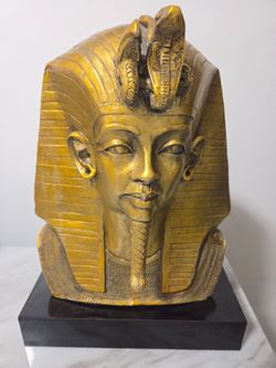 Vintage 1977 Austin Productions King Tut Bust Sculpture