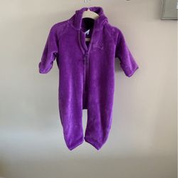 Baby Infant Warm Suit Outerwear In Purple