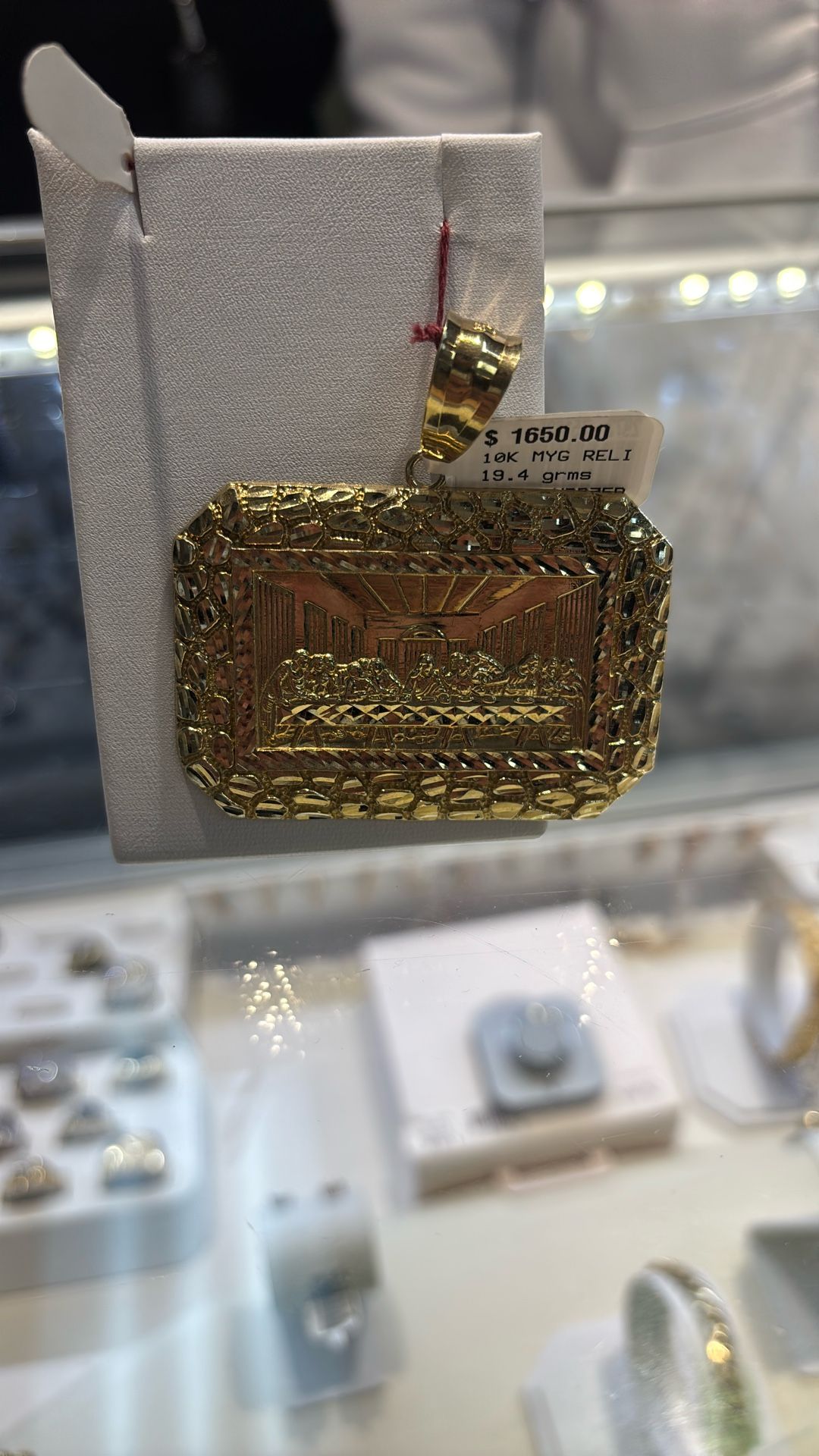 Last Supper 10k Pendant