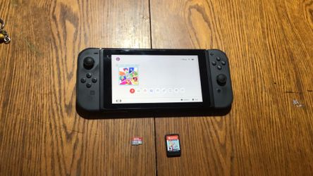 Nintendo with 64 gb card with game just dance
