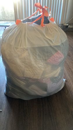 Bag with clothes