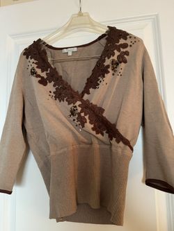 Silk Embroidered Top