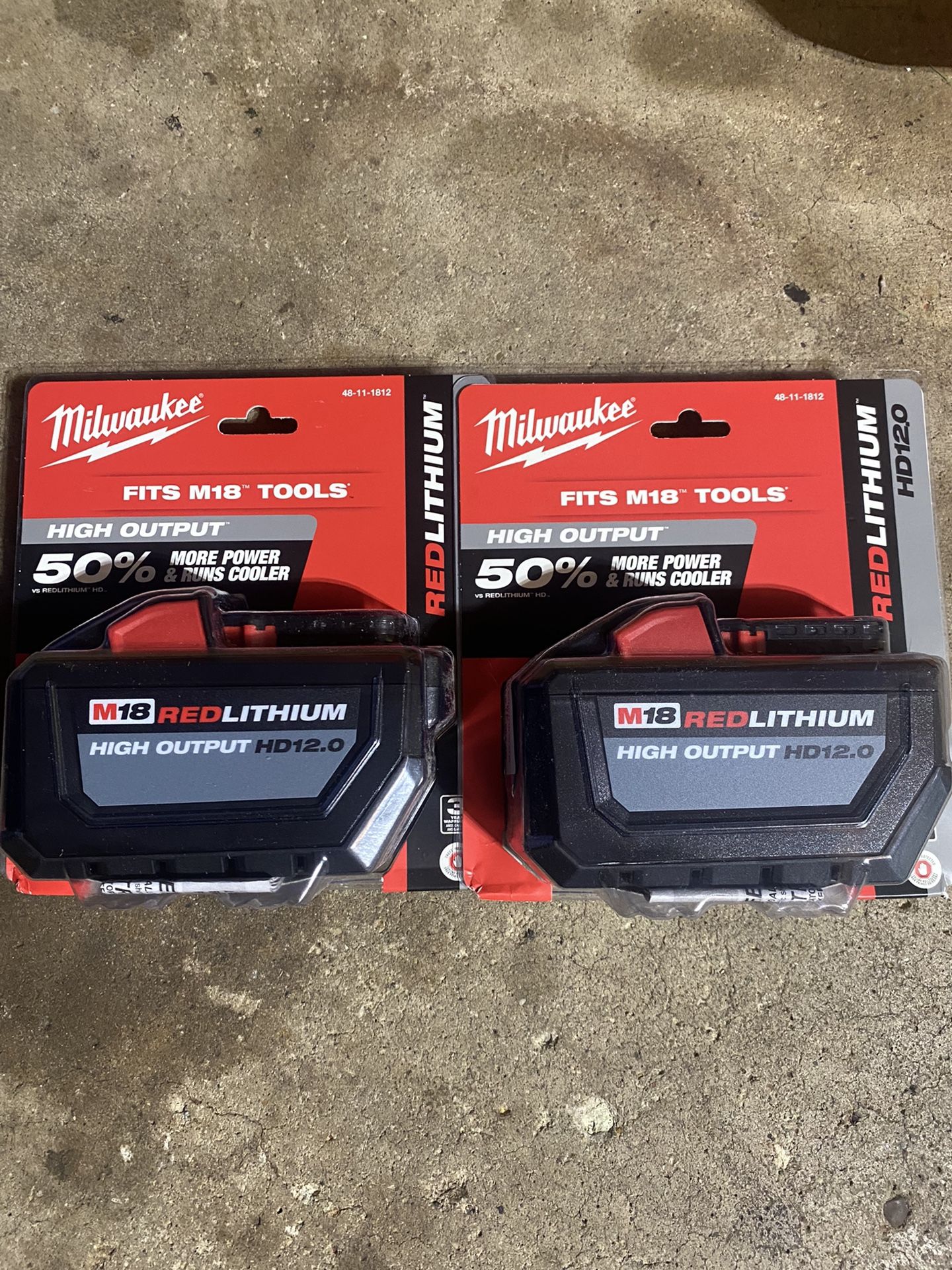 Milwaukee M18 Red Lithium High Output HD12