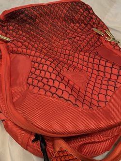 Sprayground Backpack Rython Red October Yeezy 2 Red Python Carry Pack Full  Zip