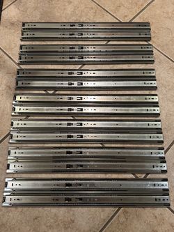 7 Sets of KV USA 22” Full Extension Ball Bearing Drawer Slides