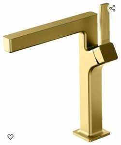 0687: New Vessel Sink Faucet, Tall Bathroom Faucets 1 Hole, Single Handle Bathroom Bowl Sink Faucet, RV Vanity Lavatory Faucet, Mixer Bar Tap with 2 S