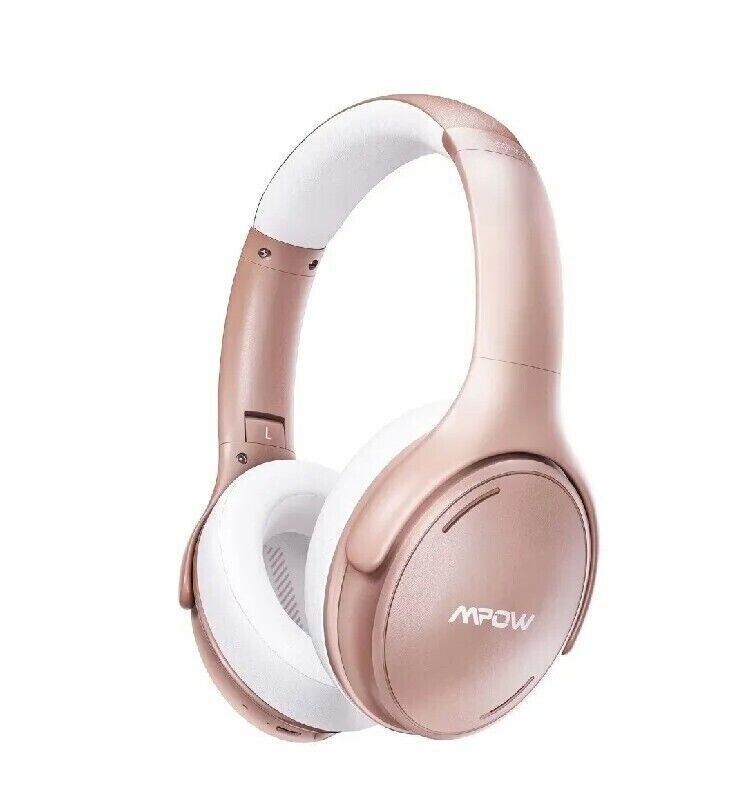 MPOW H19 IPO Wireless Bluetooth 5.0 Rose Gold Noise Cancelling Headset