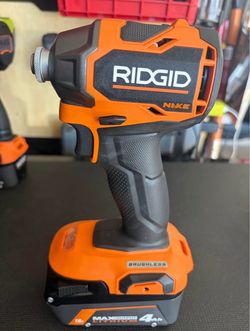 RIDGID 18V NUKE SubCompact Brushless Impact Driver + 4Ah Max Output Battery - New