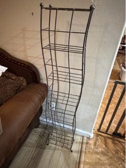 Decorative metal shelf
