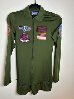 Leg Avenue Top Gun Flight Suit Costume – Size Medium