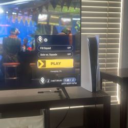 PS5 And 55 Inch TCL Smart TV